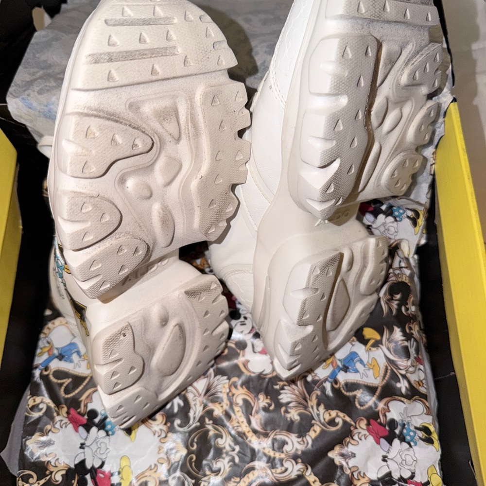 ALDO White Sneakers with Mickey Mouse Design - Picture 4 of 7